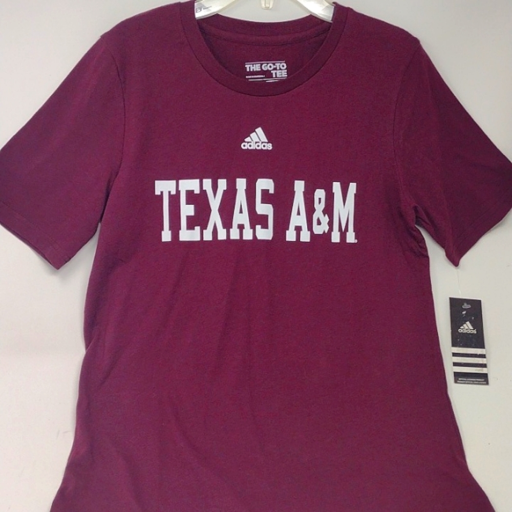 Adidas Boy's NCAA Go-To Tee Short Sleeve Shirt